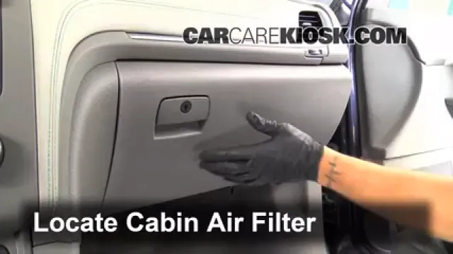 2013 Chevrolet Traverse LS 3.6L V6 Filtro de aire (interior) Cambio
